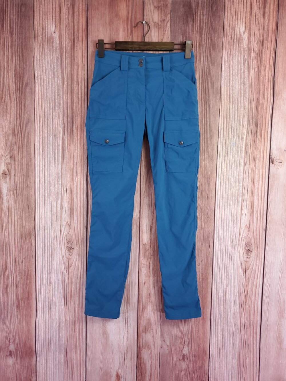 *FLAW* Anatomie Kate Pants Womens Small Skinny Cargo Performance Travel Blue